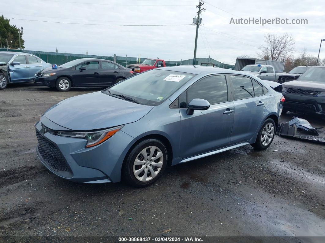 2020 Toyota Corolla Le Light Blue vin: JTDEPRAE5LJ103803