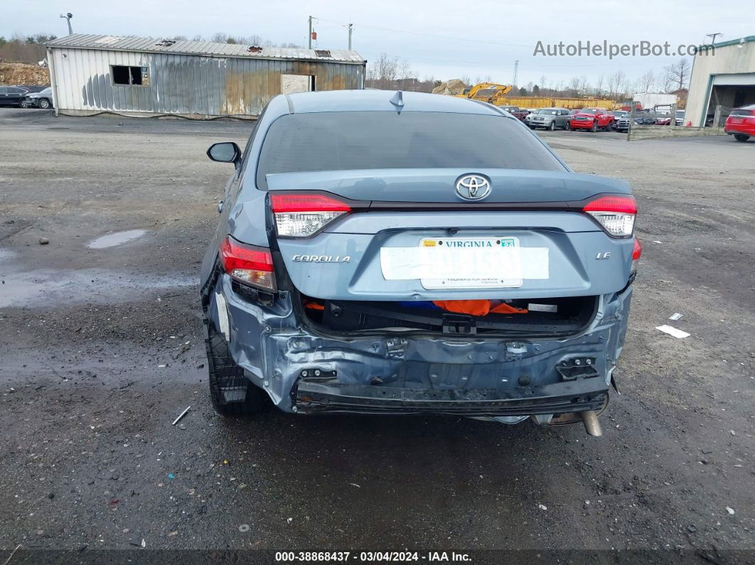 2020 Toyota Corolla Le Light Blue vin: JTDEPRAE5LJ103803