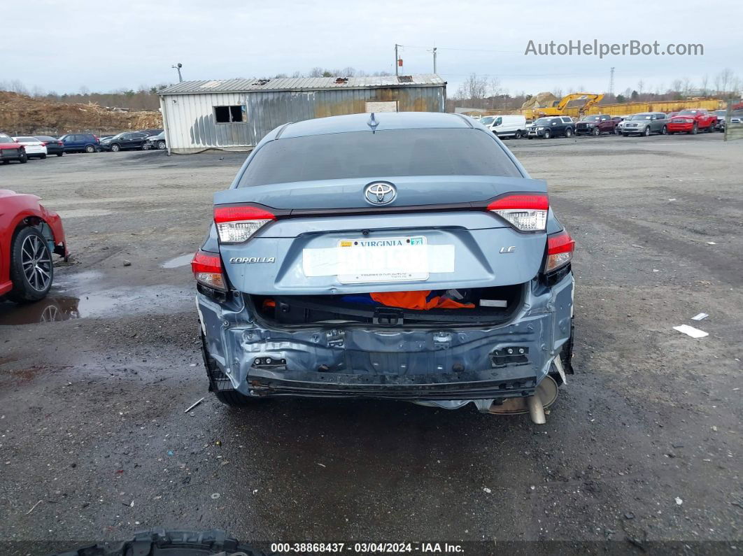 2020 Toyota Corolla Le Light Blue vin: JTDEPRAE5LJ103803