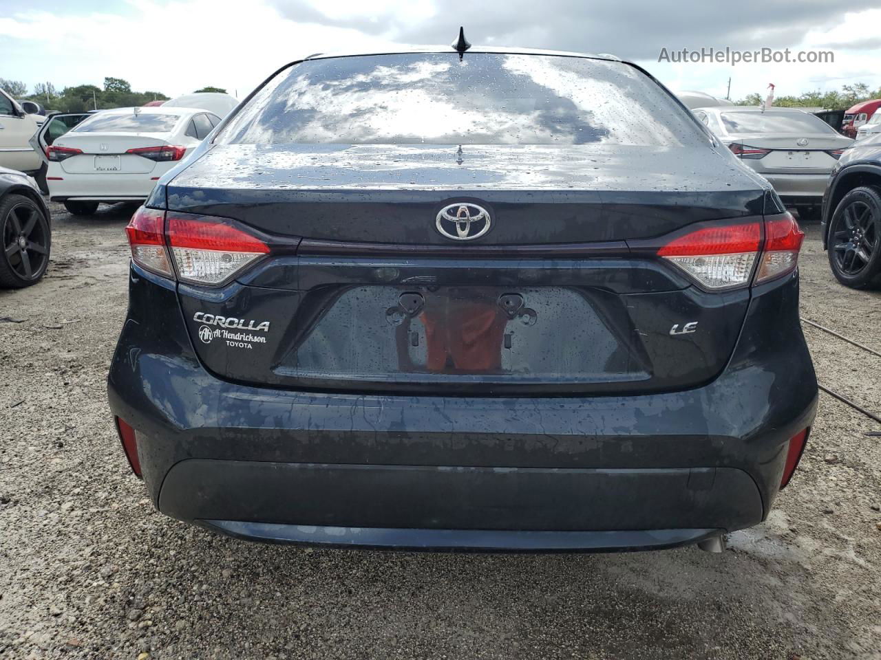 2020 Toyota Corolla Le Black vin: JTDEPRAE5LJ105504