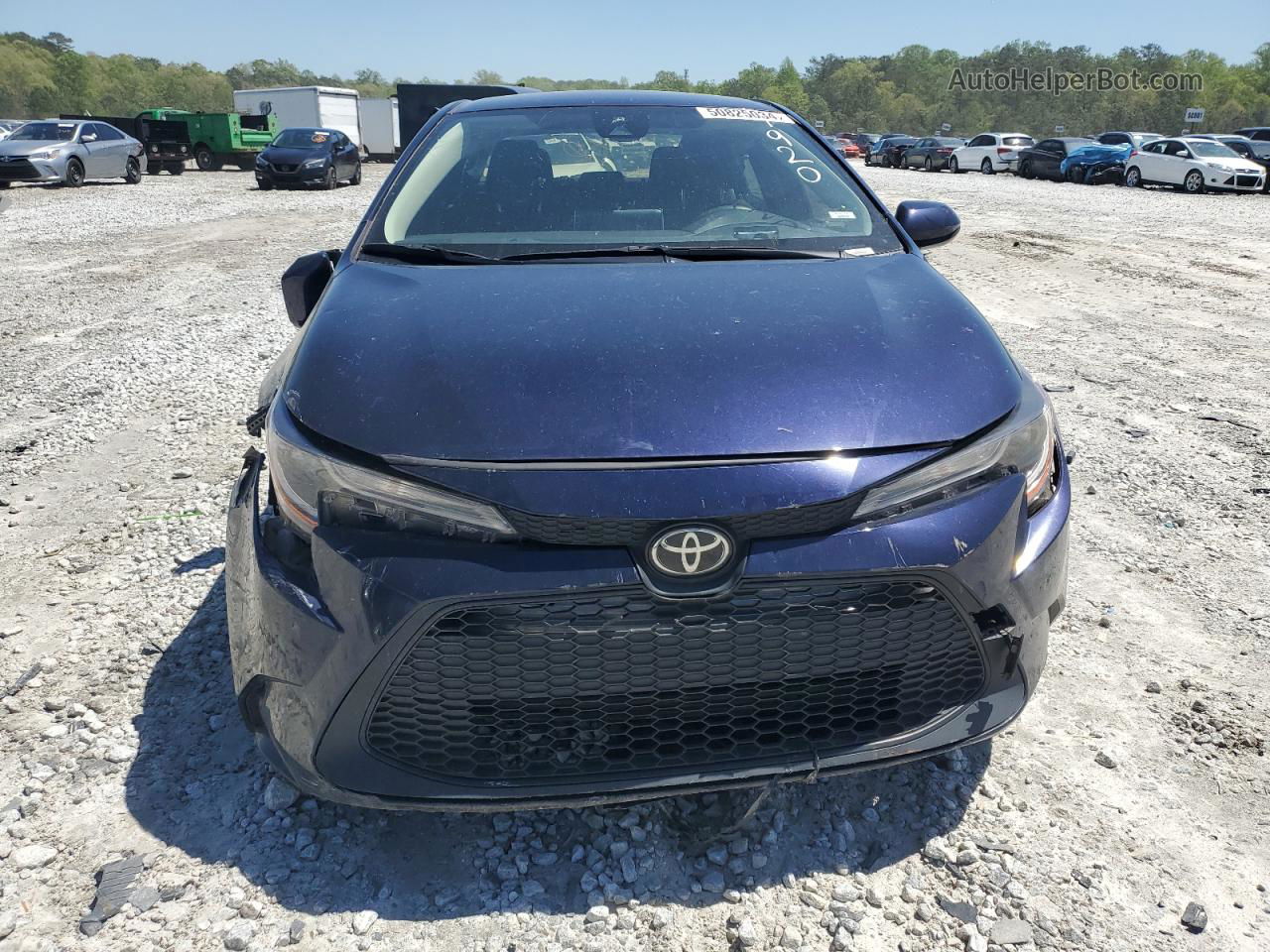 2020 Toyota Corolla Le Blue vin: JTDEPRAE5LJ111920