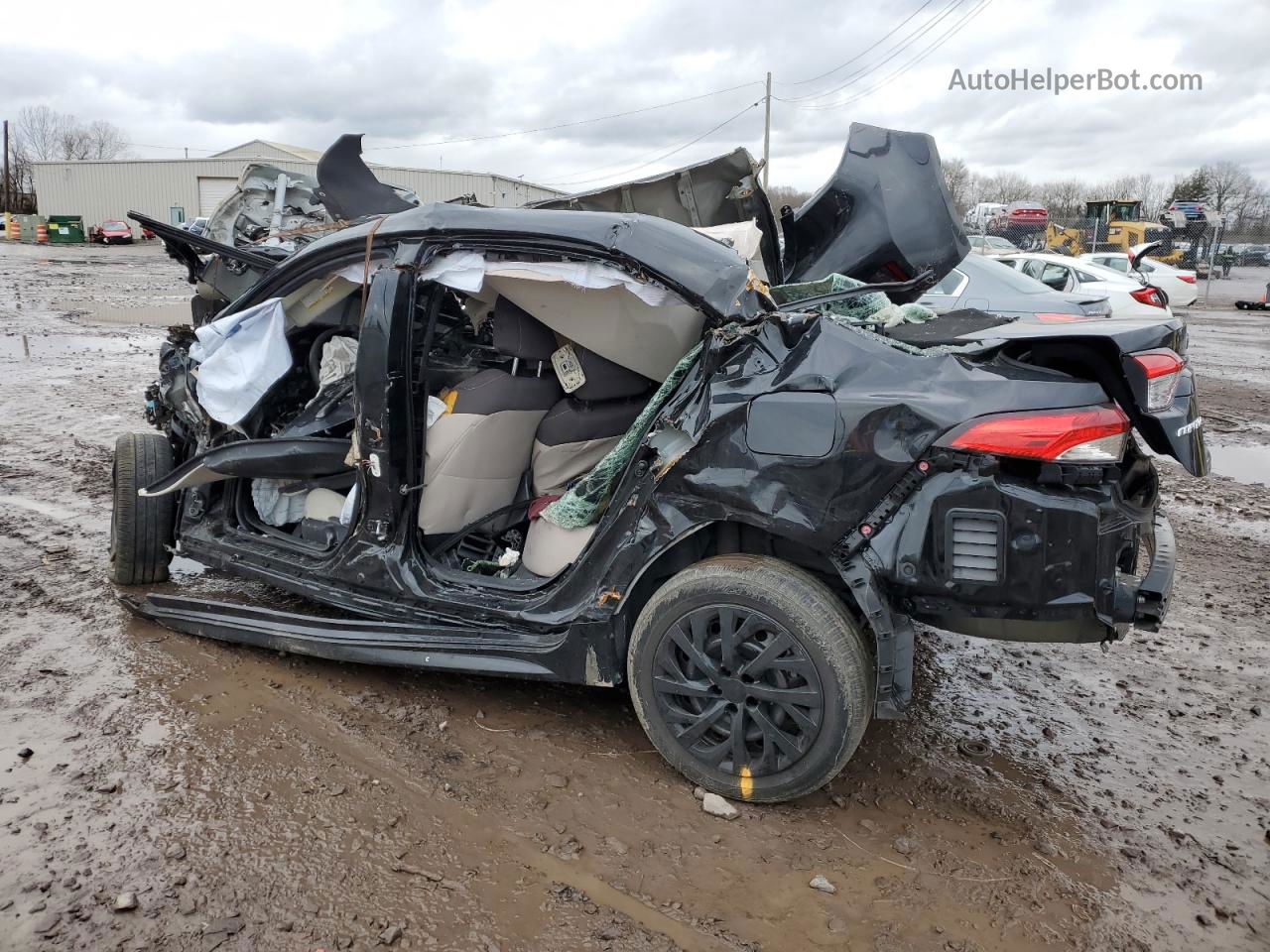 2020 Toyota Corolla Le Black vin: JTDEPRAE6LJ064459