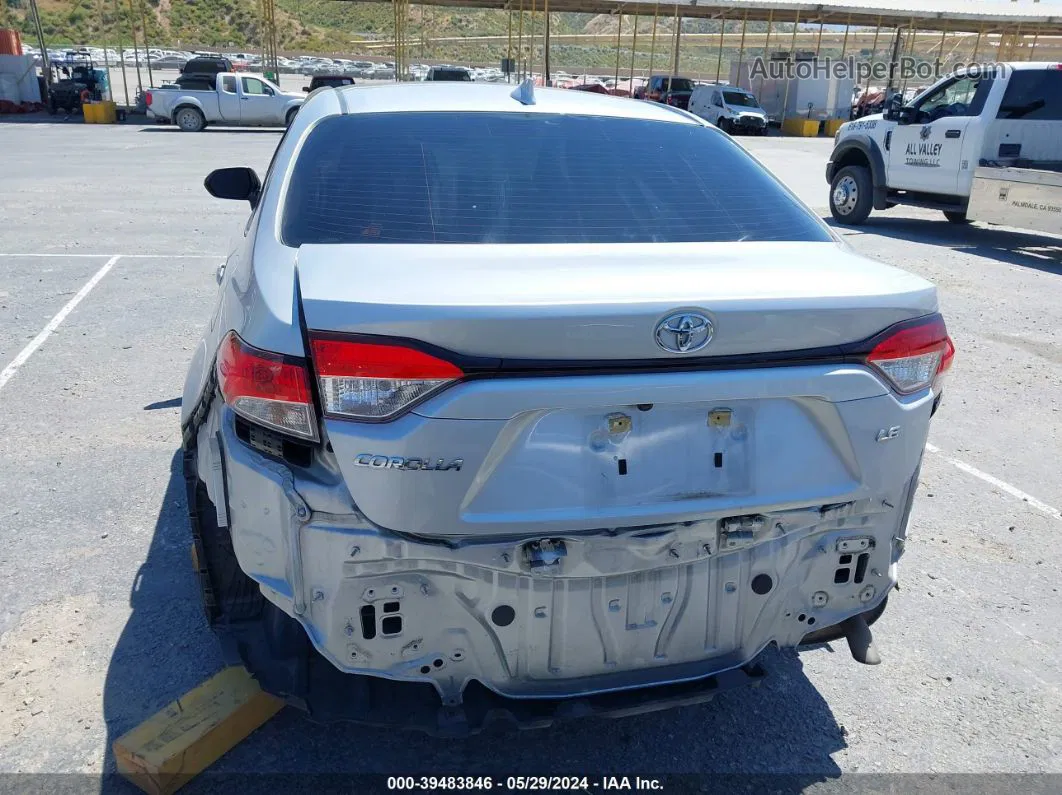 2020 Toyota Corolla Le Silver vin: JTDEPRAE6LJ071203