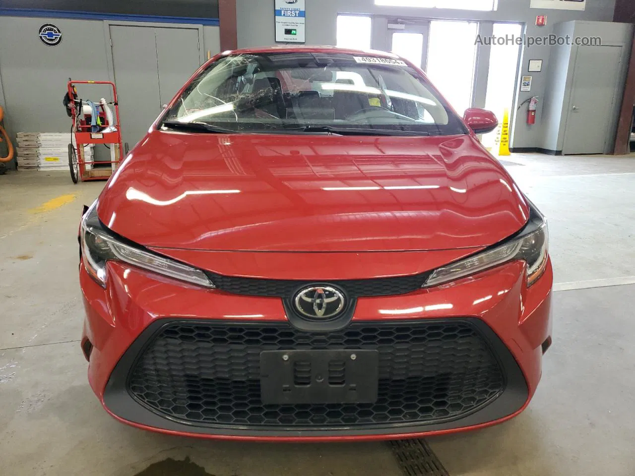 2020 Toyota Corolla Le Red vin: JTDEPRAE6LJ089426