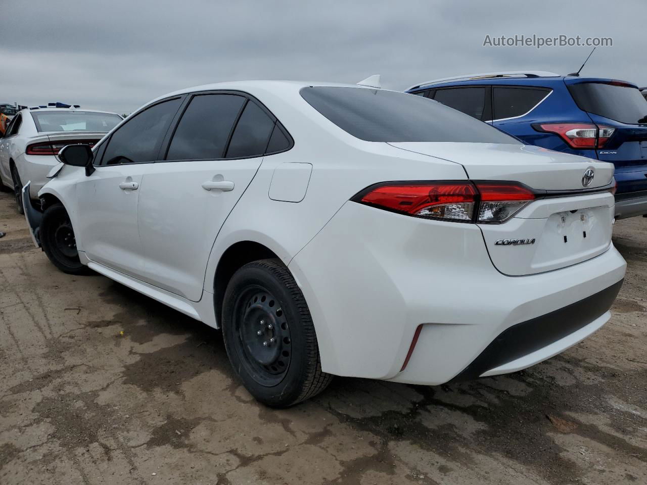 2020 Toyota Corolla Le White vin: JTDEPRAE6LJ103048