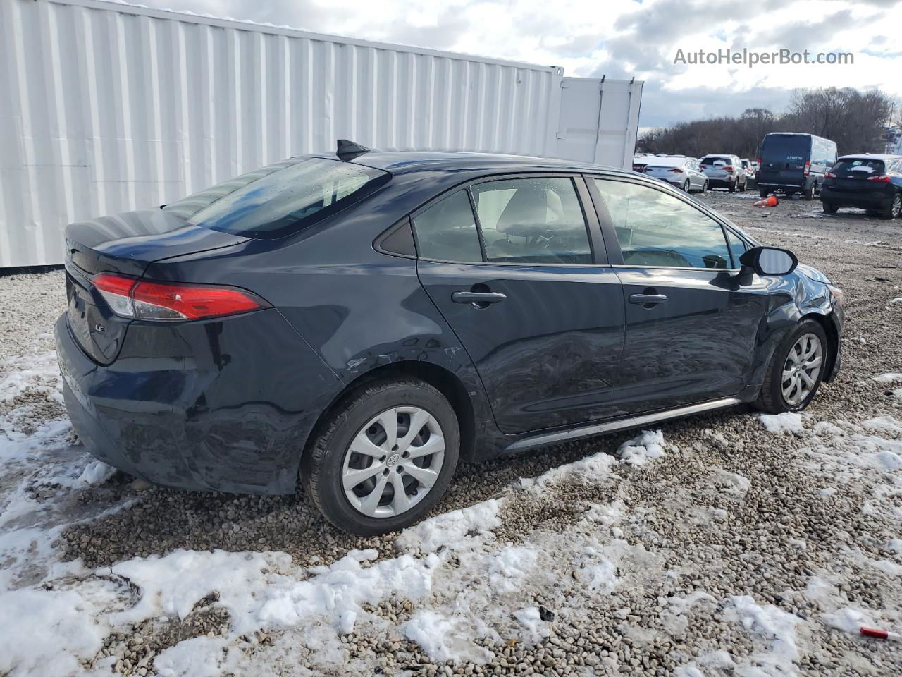 2020 Toyota Corolla Le Black vin: JTDEPRAE6LJ112400