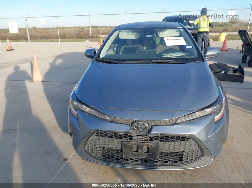 2020 Toyota Corolla Le Blue vin: JTDEPRAE6LJ114745