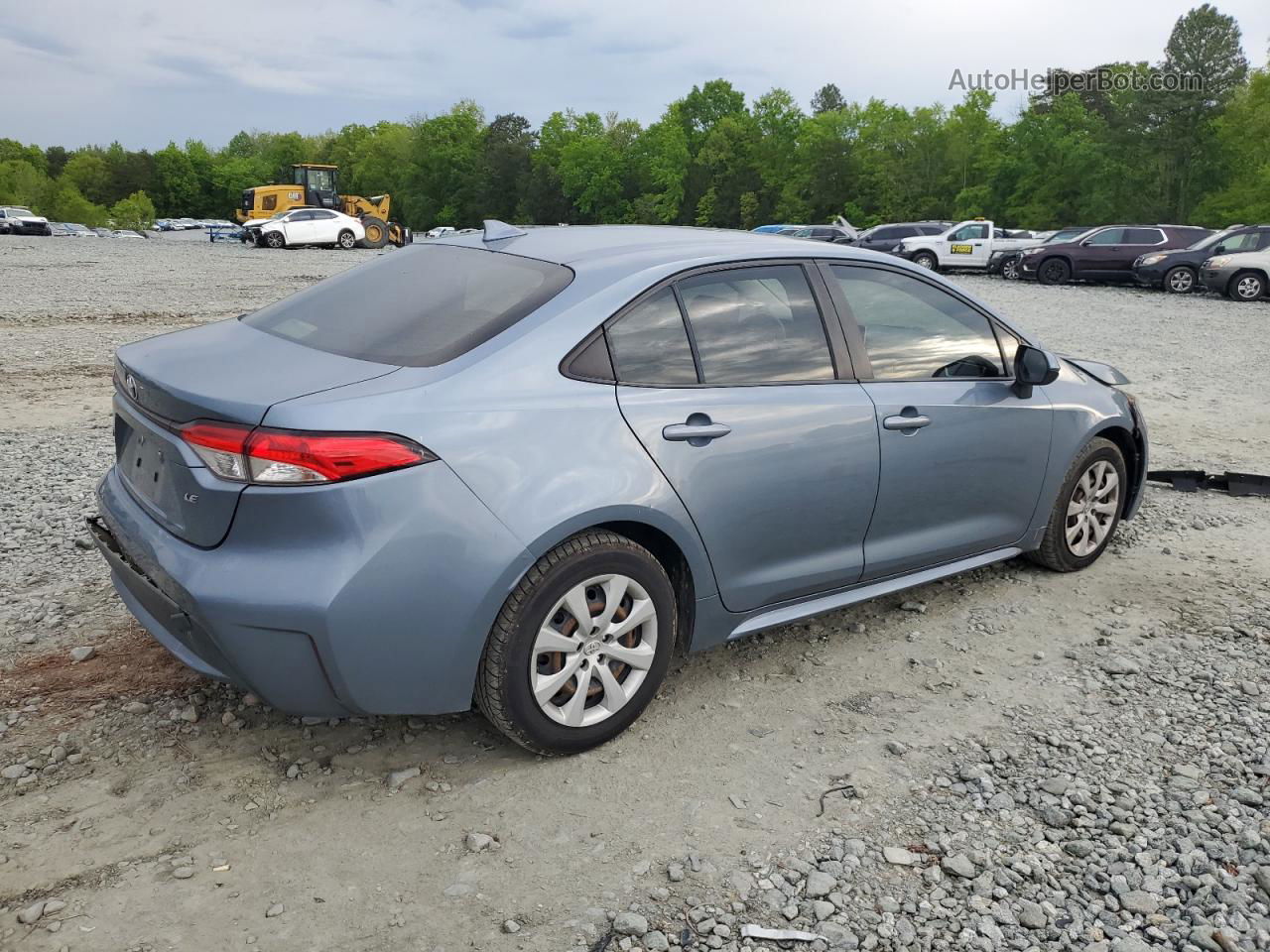 2020 Toyota Corolla Le Blue vin: JTDEPRAE7LJ002262