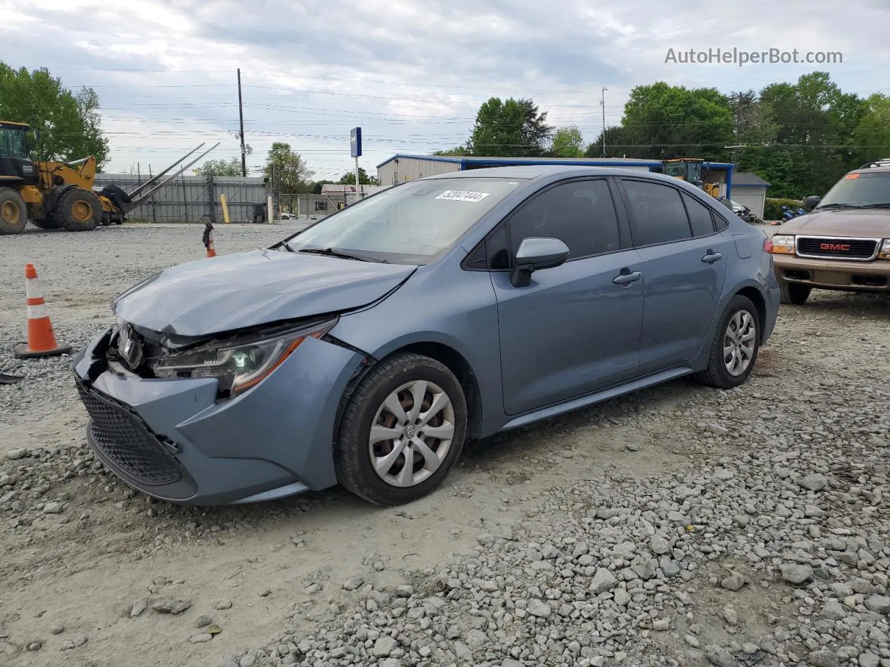 2020 Toyota Corolla Le Blue vin: JTDEPRAE7LJ002262