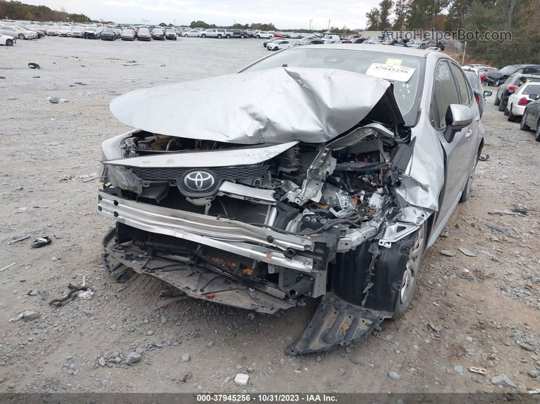 2020 Toyota Corolla Le Silver vin: JTDEPRAE7LJ007462