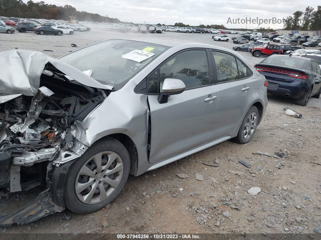 2020 Toyota Corolla Le Silver vin: JTDEPRAE7LJ007462