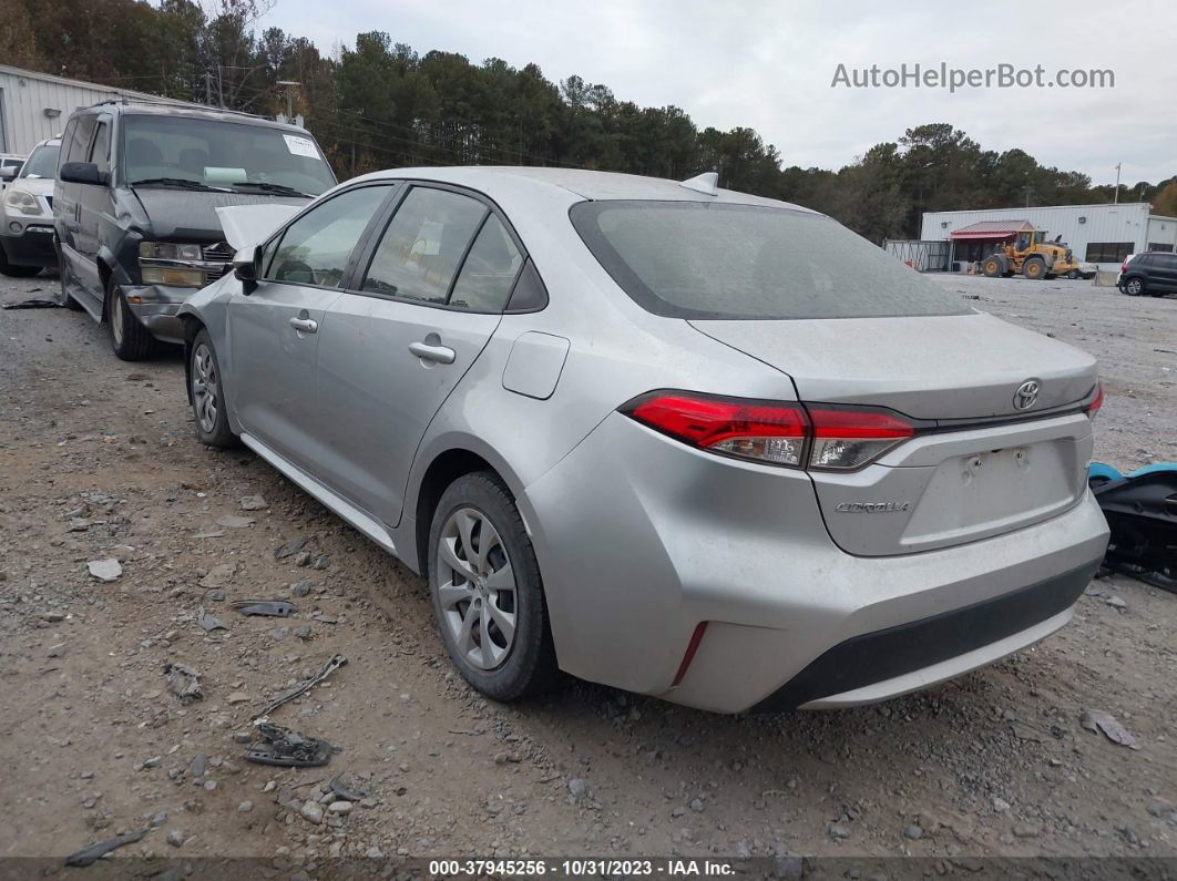 2020 Toyota Corolla Le Silver vin: JTDEPRAE7LJ007462