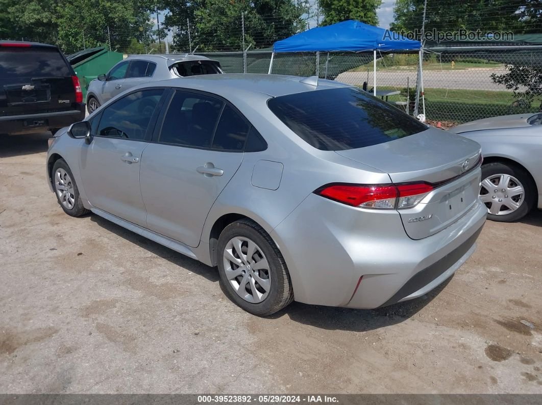 2020 Toyota Corolla Le Silver vin: JTDEPRAE7LJ022821