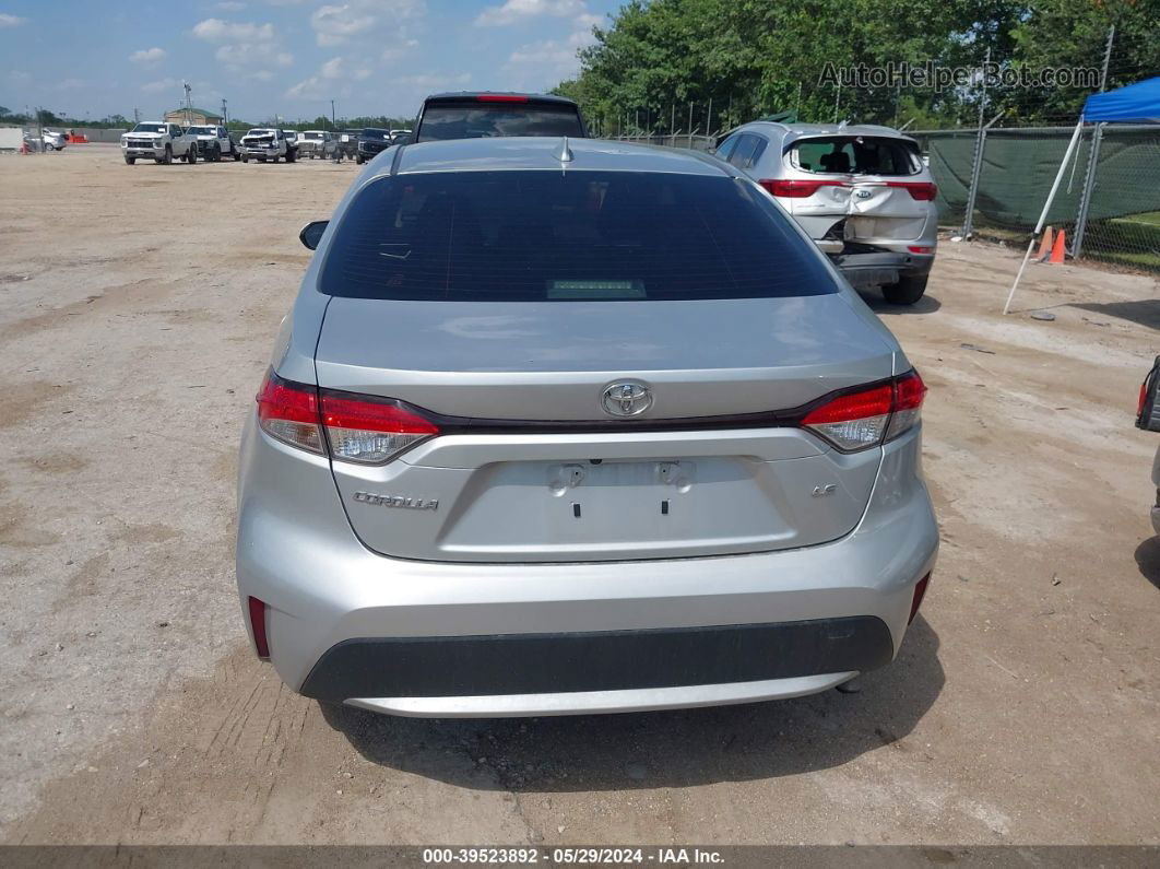 2020 Toyota Corolla Le Silver vin: JTDEPRAE7LJ022821