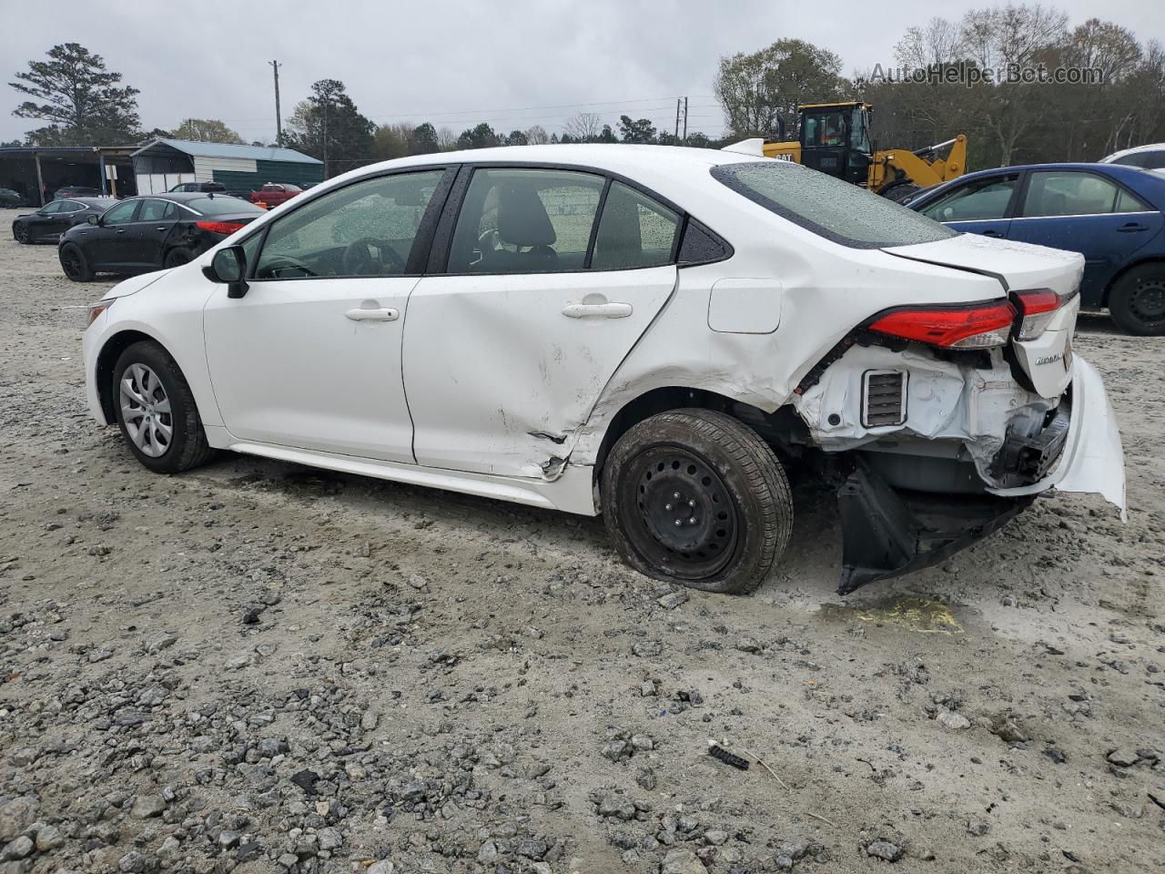 2020 Toyota Corolla Le White vin: JTDEPRAE7LJ039425