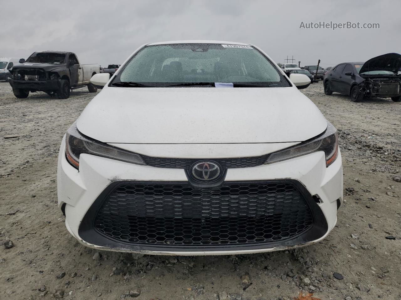 2020 Toyota Corolla Le Белый vin: JTDEPRAE7LJ039425