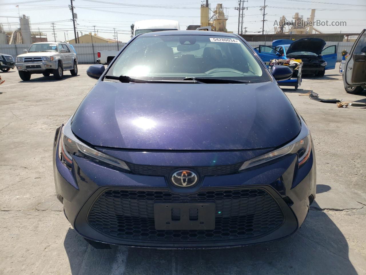 2020 Toyota Corolla Le Blue vin: JTDEPRAE7LJ044558