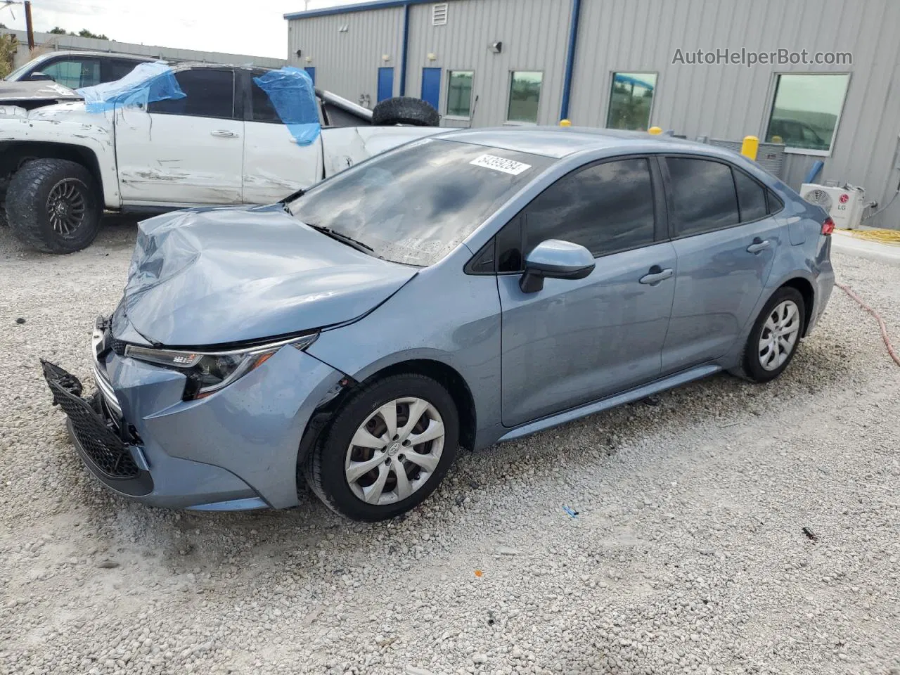 2020 Toyota Corolla Le Blue vin: JTDEPRAE7LJ063191