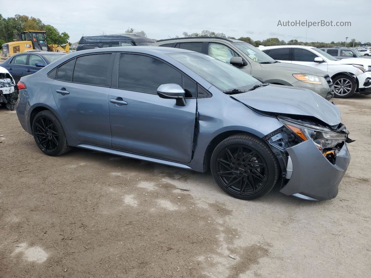 2020 Toyota Corolla Le Синий vin: JTDEPRAE7LJ069590