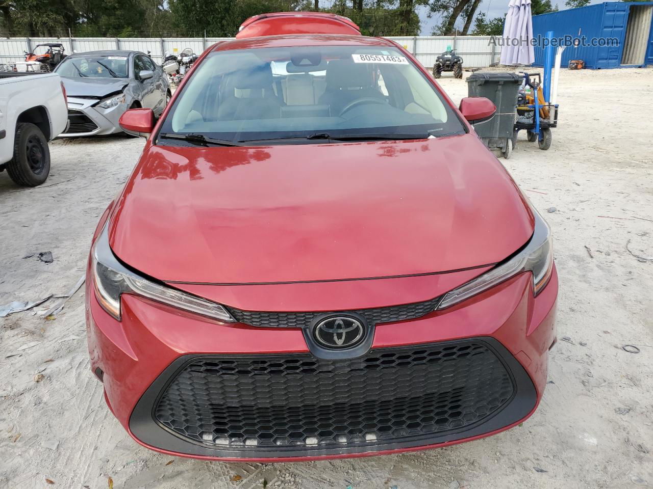 2020 Toyota Corolla Le Red vin: JTDEPRAE7LJ073400