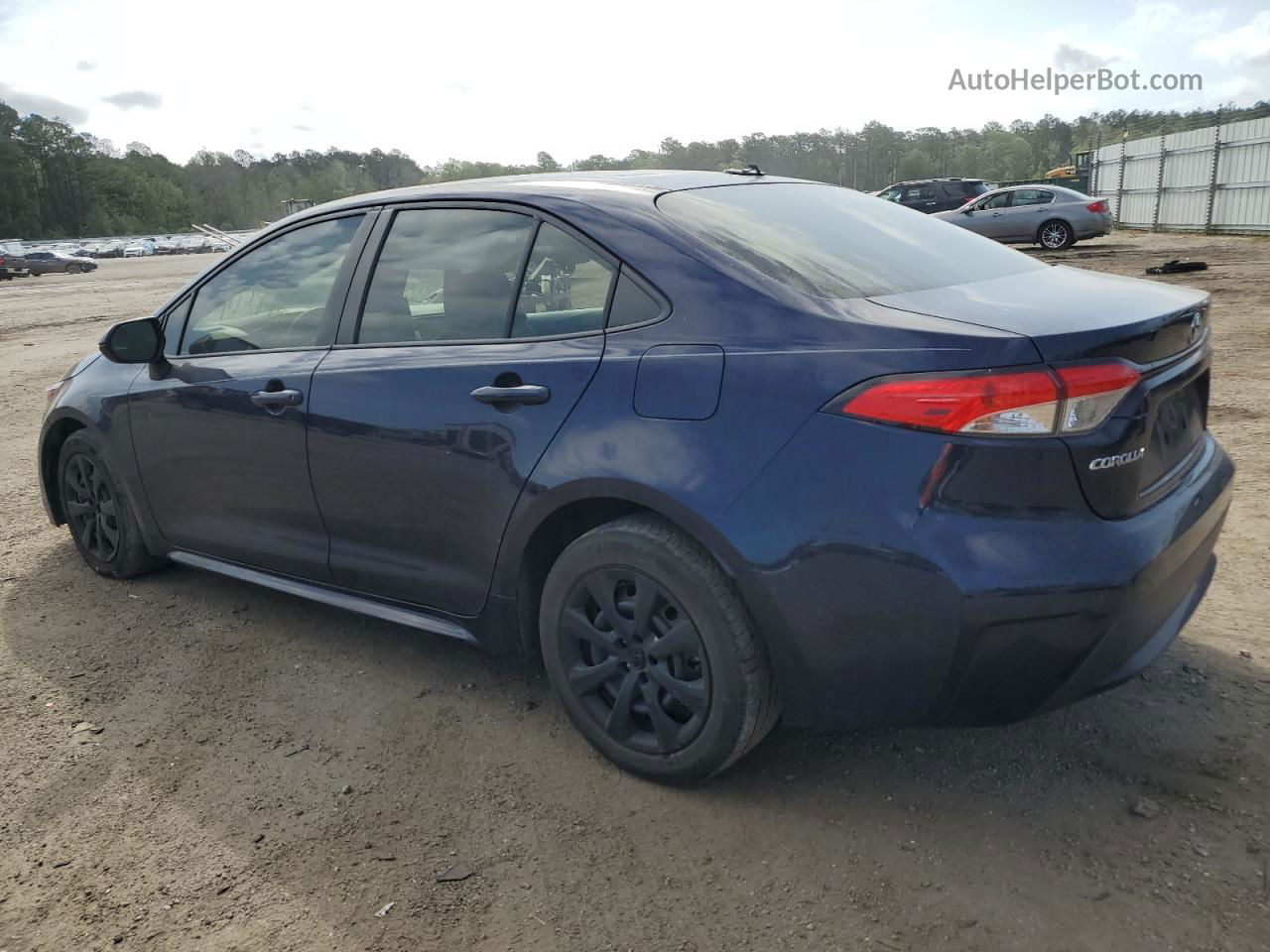 2020 Toyota Corolla Le Blue vin: JTDEPRAE7LJ075535