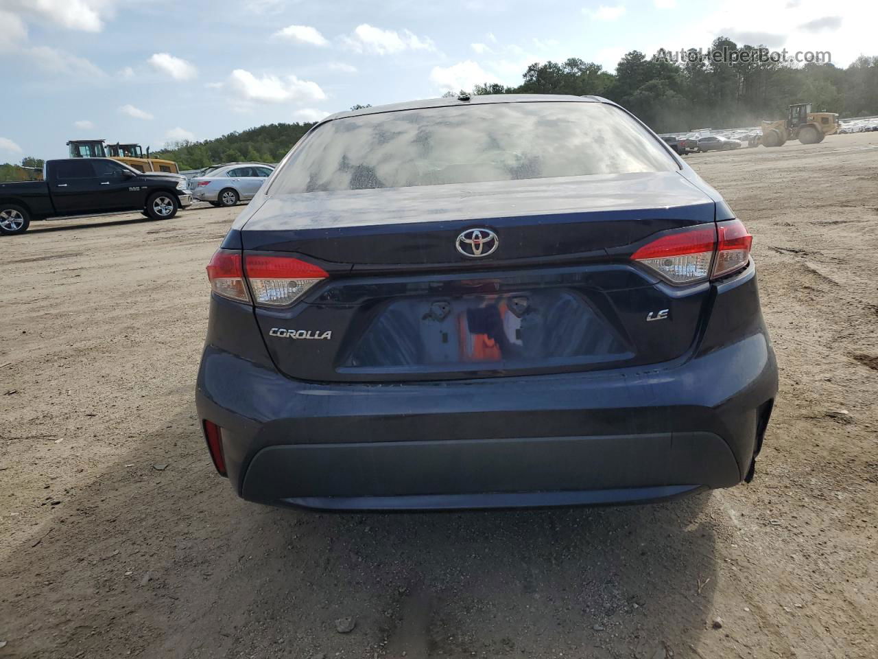 2020 Toyota Corolla Le Blue vin: JTDEPRAE7LJ075535