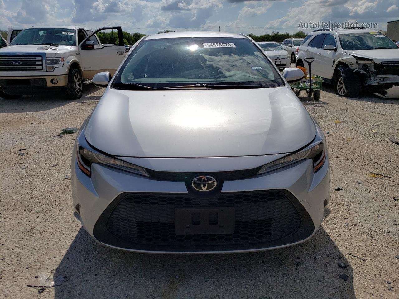 2020 Toyota Corolla Le Silver vin: JTDEPRAE7LJ110610