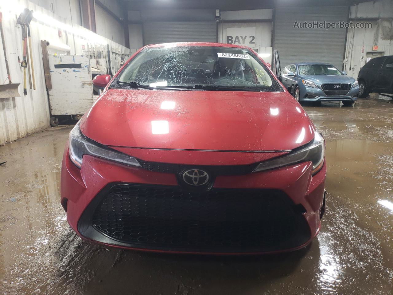 2020 Toyota Corolla Le Red vin: JTDEPRAE8LJ011049