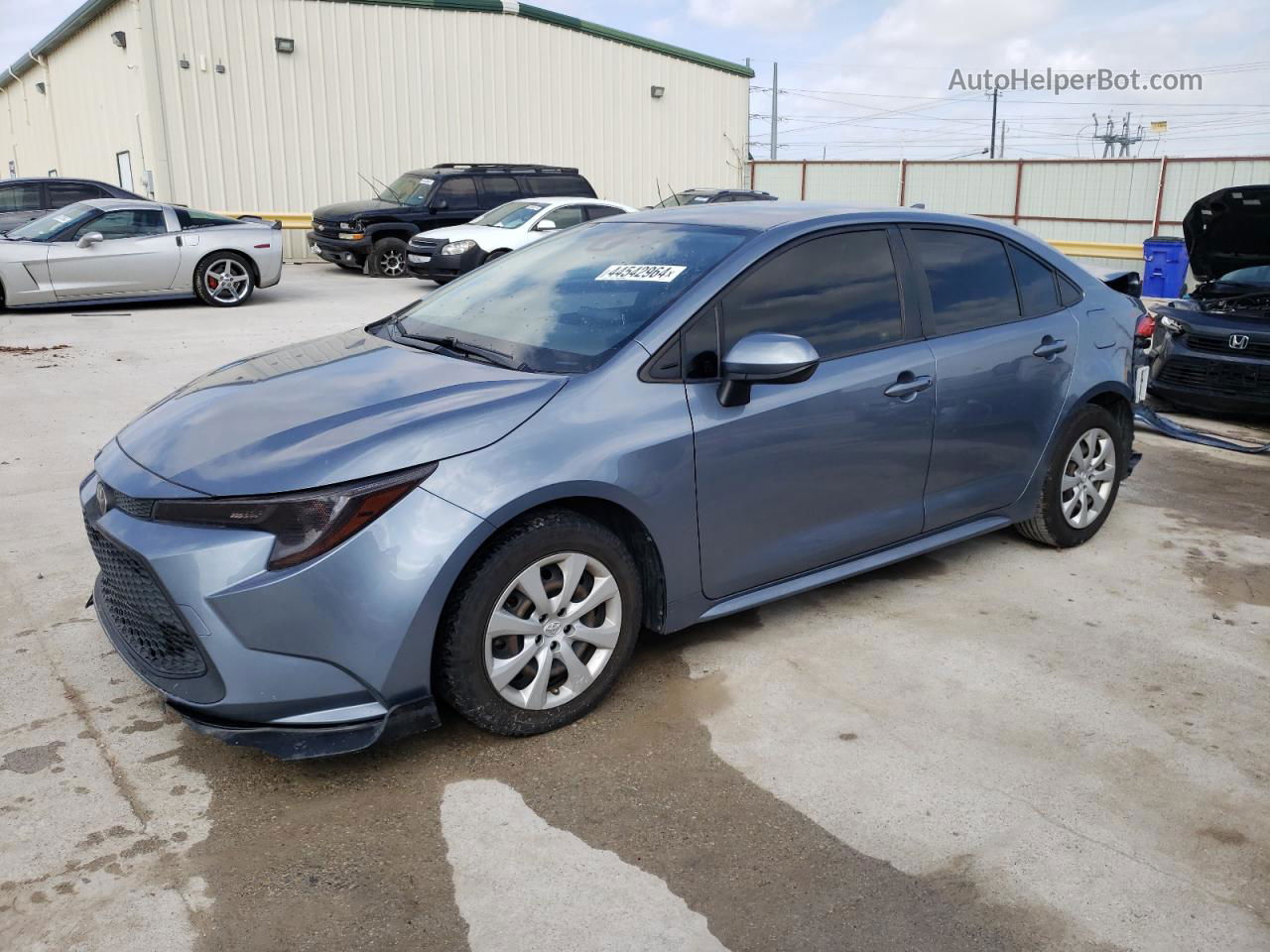 2020 Toyota Corolla Le Blue vin: JTDEPRAE8LJ025453