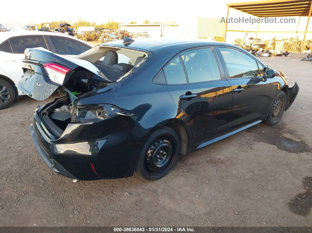 2020 Toyota Corolla Le Black vin: JTDEPRAE8LJ045590