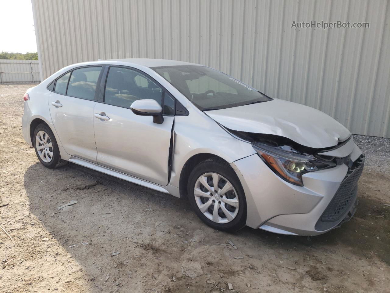 2020 Toyota Corolla Le Silver vin: JTDEPRAE8LJ049798