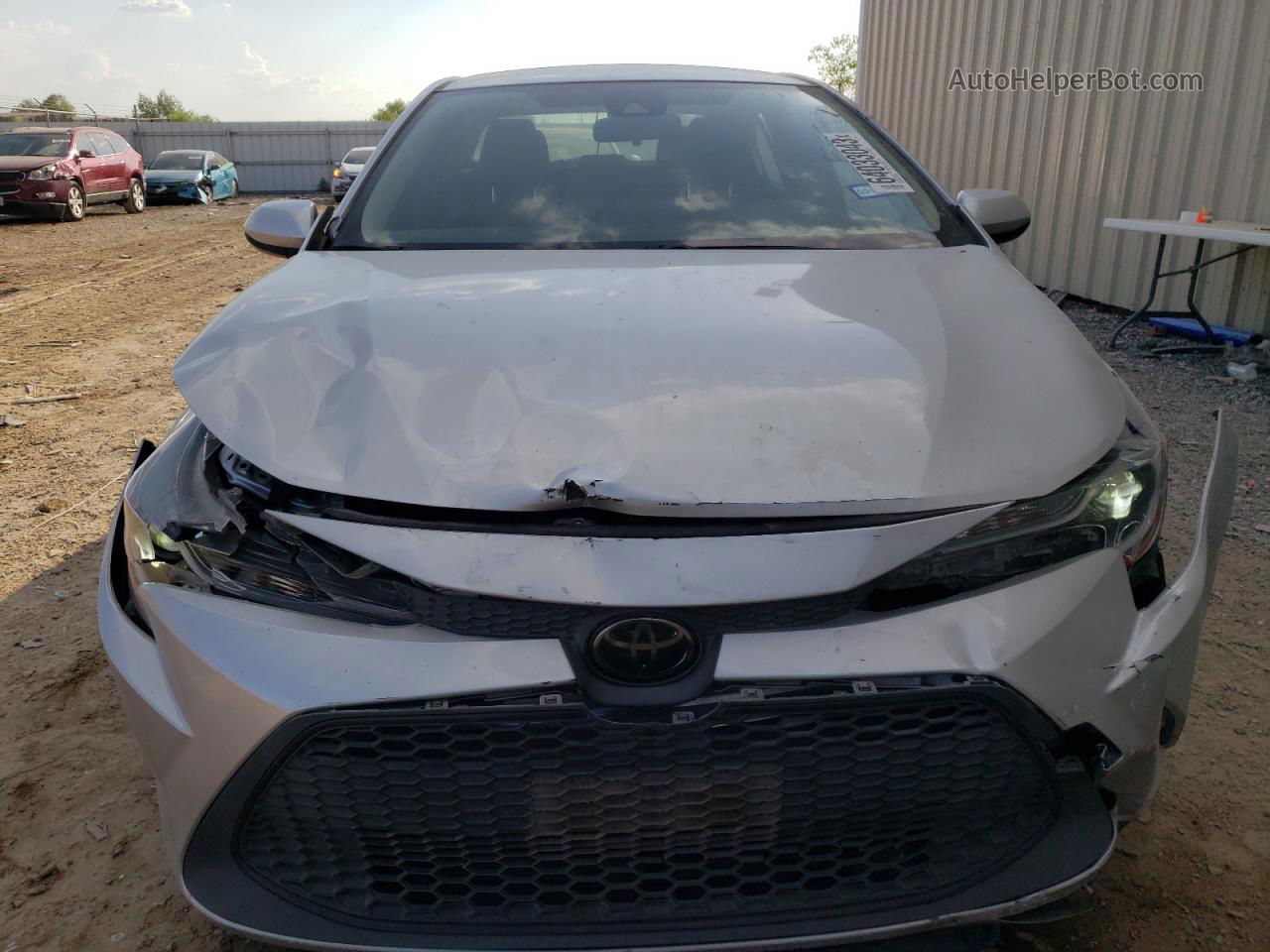 2020 Toyota Corolla Le Silver vin: JTDEPRAE8LJ049798