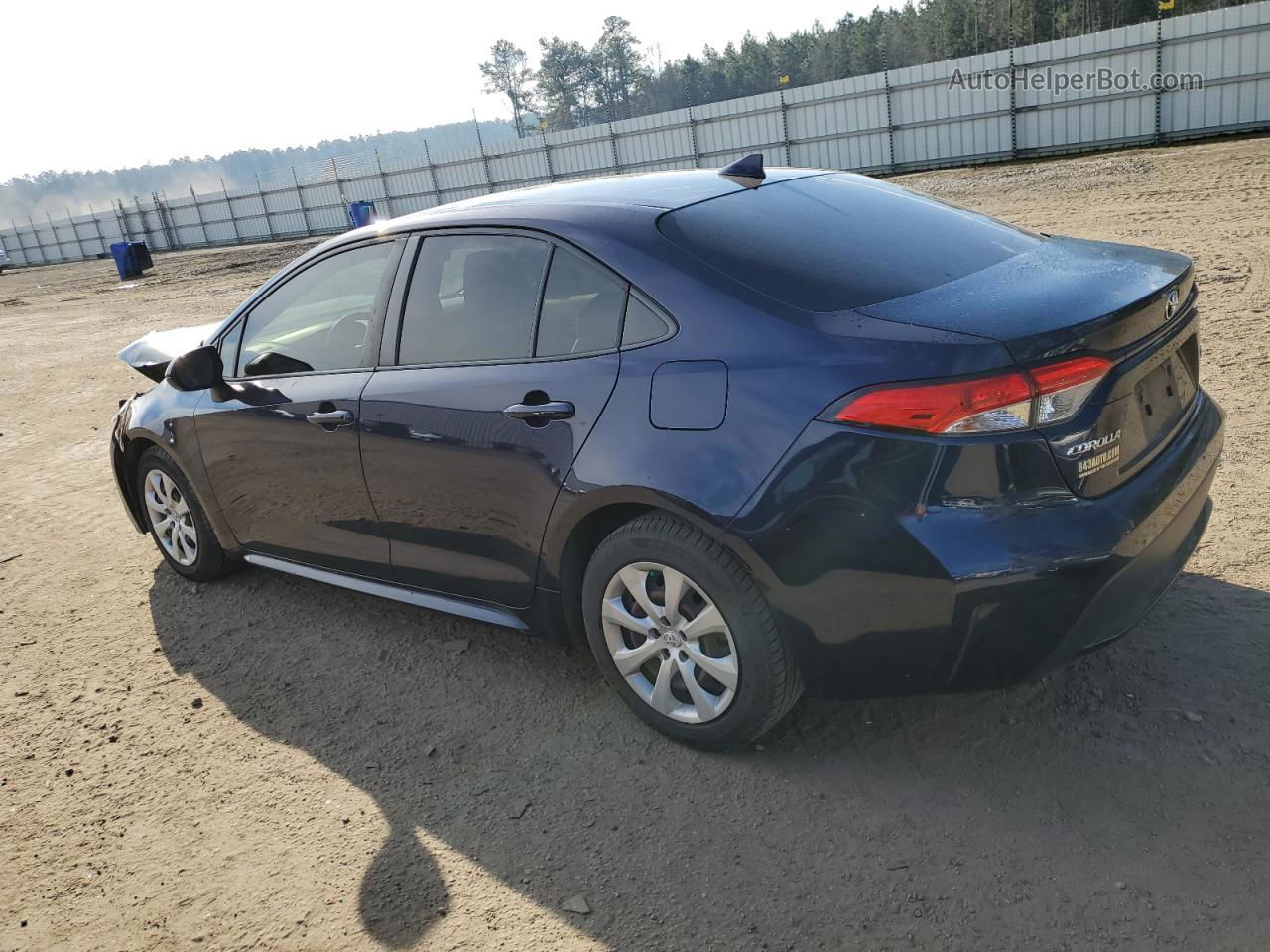 2020 Toyota Corolla Le Blue vin: JTDEPRAE8LJ058503