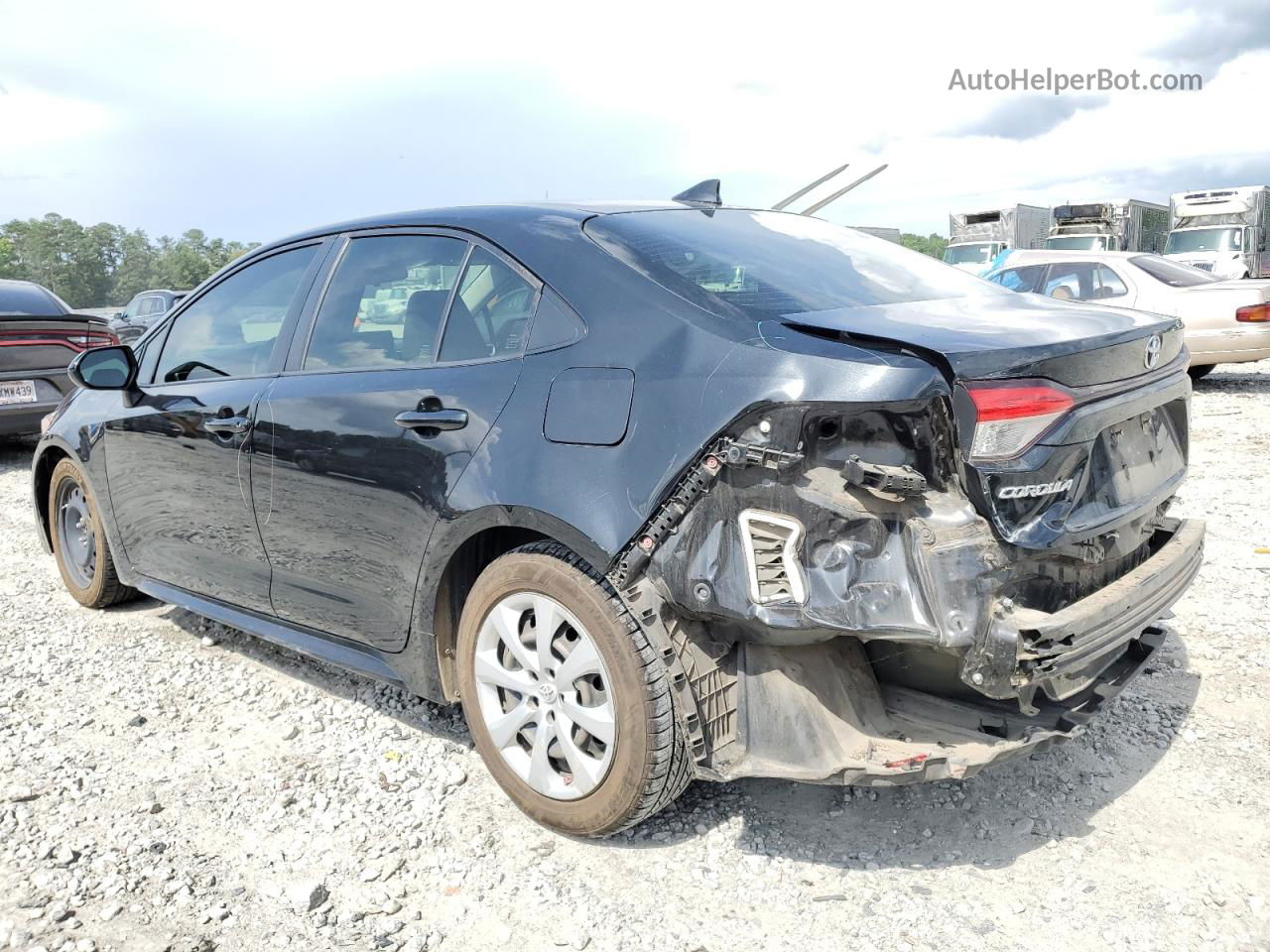 2020 Toyota Corolla Le Black vin: JTDEPRAE8LJ059912