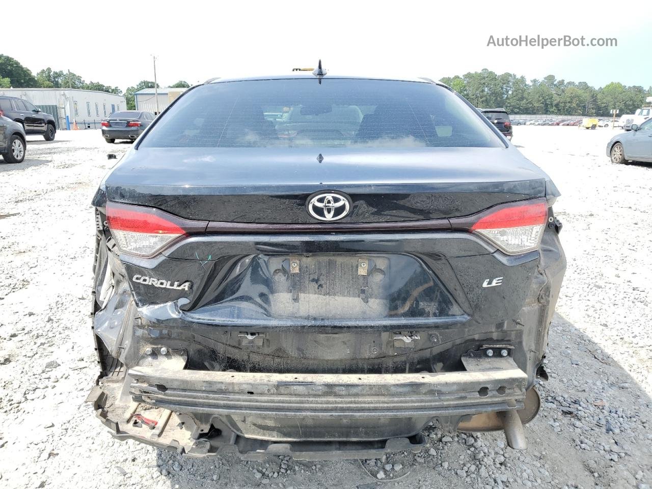 2020 Toyota Corolla Le Black vin: JTDEPRAE8LJ059912