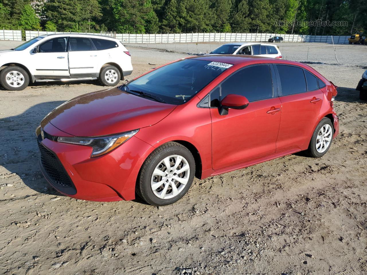 2020 Toyota Corolla Le Red vin: JTDEPRAE8LJ079027