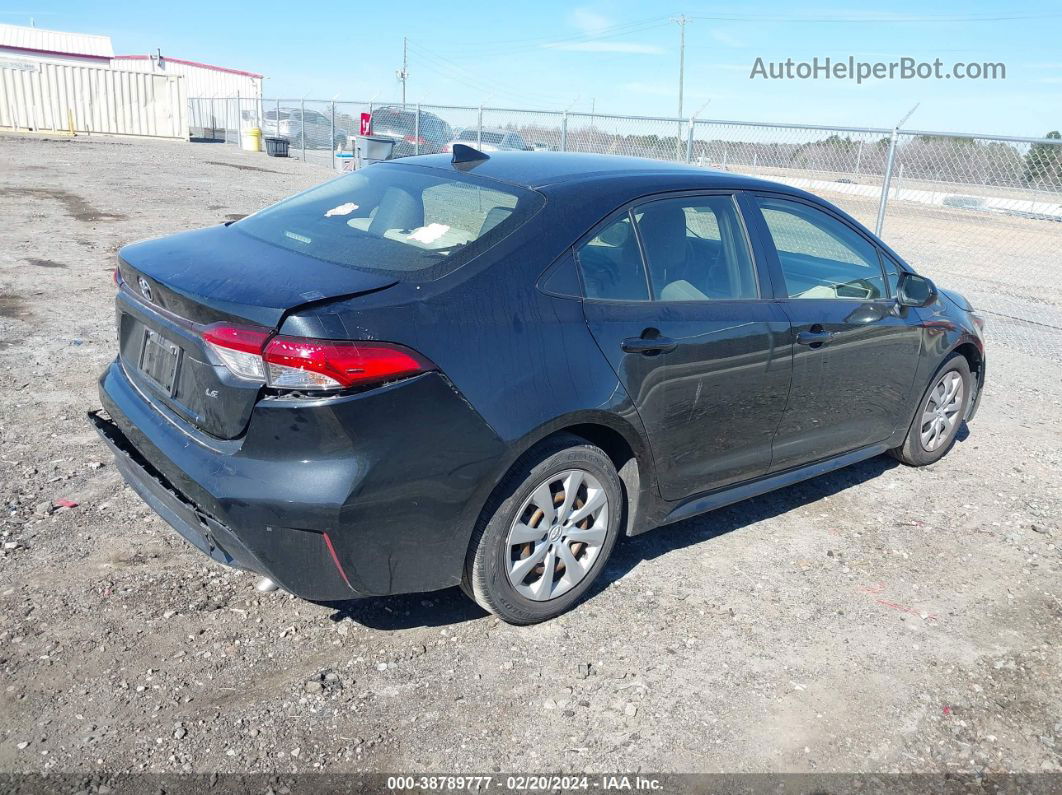 2020 Toyota Corolla Le Черный vin: JTDEPRAE8LJ097821