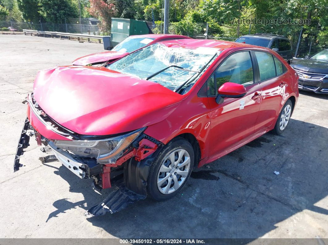 2020 Toyota Corolla Le Red vin: JTDEPRAE8LJ098189