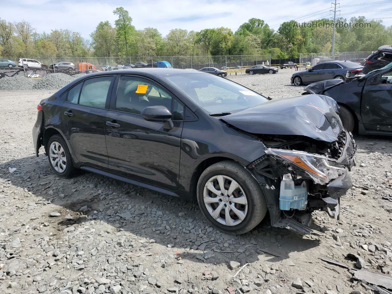 2020 Toyota Corolla Le Black vin: JTDEPRAE8LJ101558