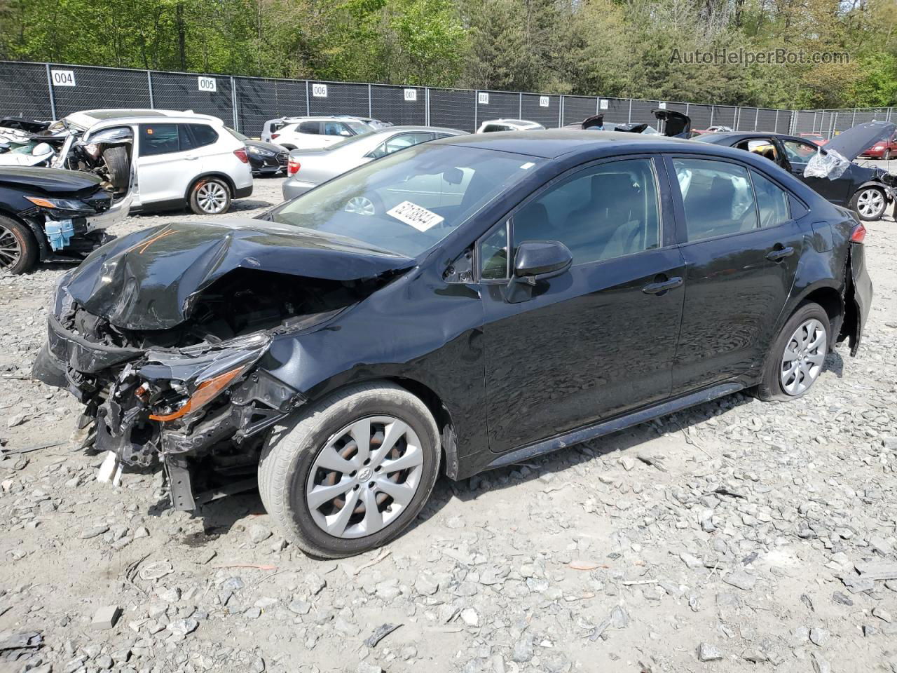 2020 Toyota Corolla Le Black vin: JTDEPRAE8LJ101558