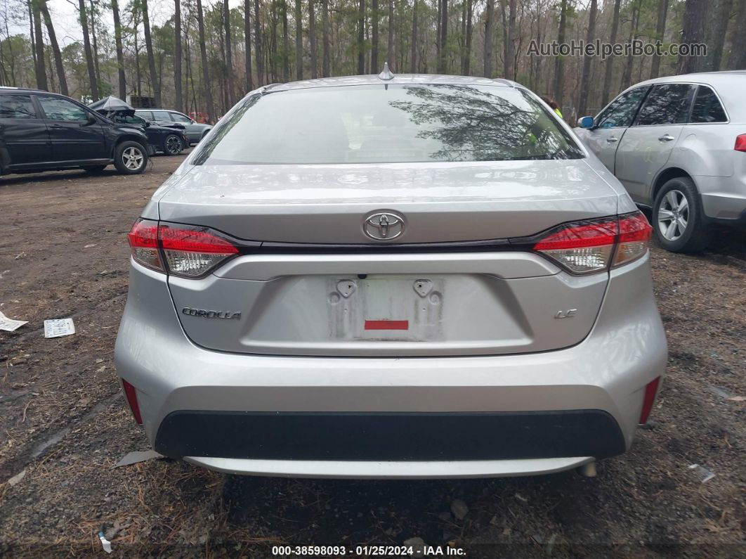 2020 Toyota Corolla Le Silver vin: JTDEPRAE8LJ114858