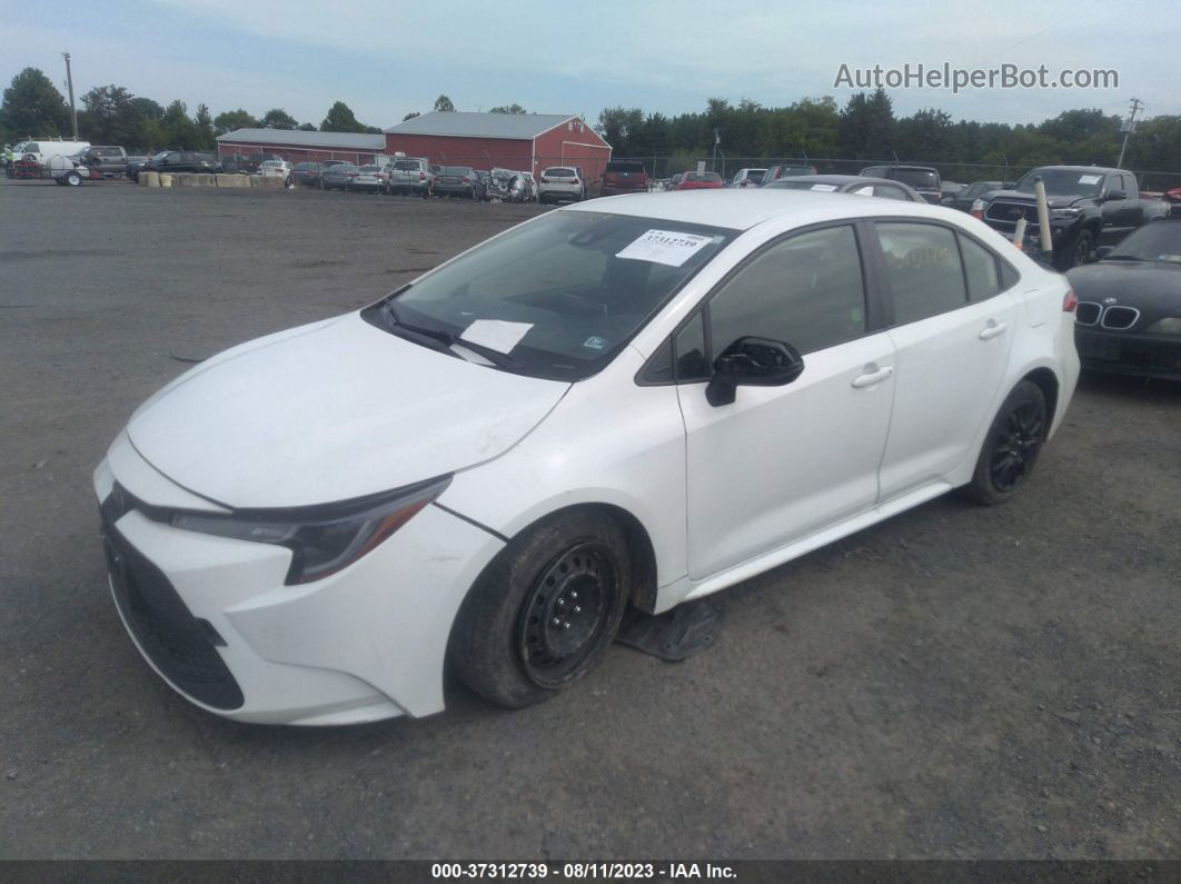 2020 Toyota Corolla Le White vin: JTDEPRAE9LJ024313