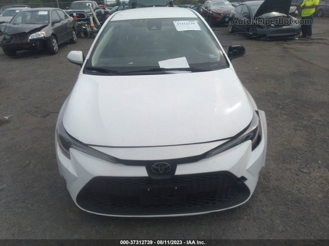 2020 Toyota Corolla Le White vin: JTDEPRAE9LJ024313