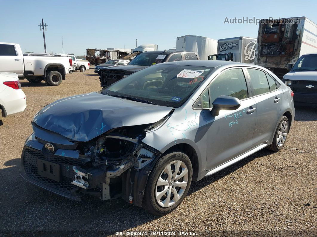 2020 Toyota Corolla Le Blue vin: JTDEPRAE9LJ034890