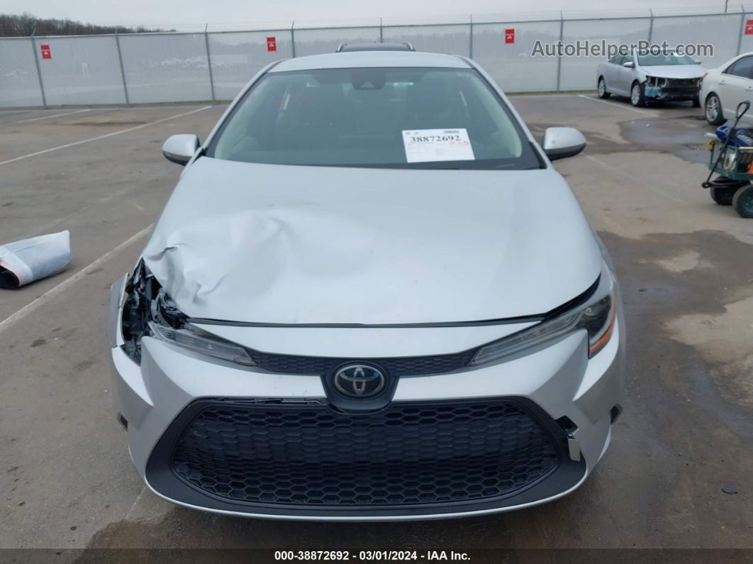 2020 Toyota Corolla Le Silver vin: JTDEPRAE9LJ059756