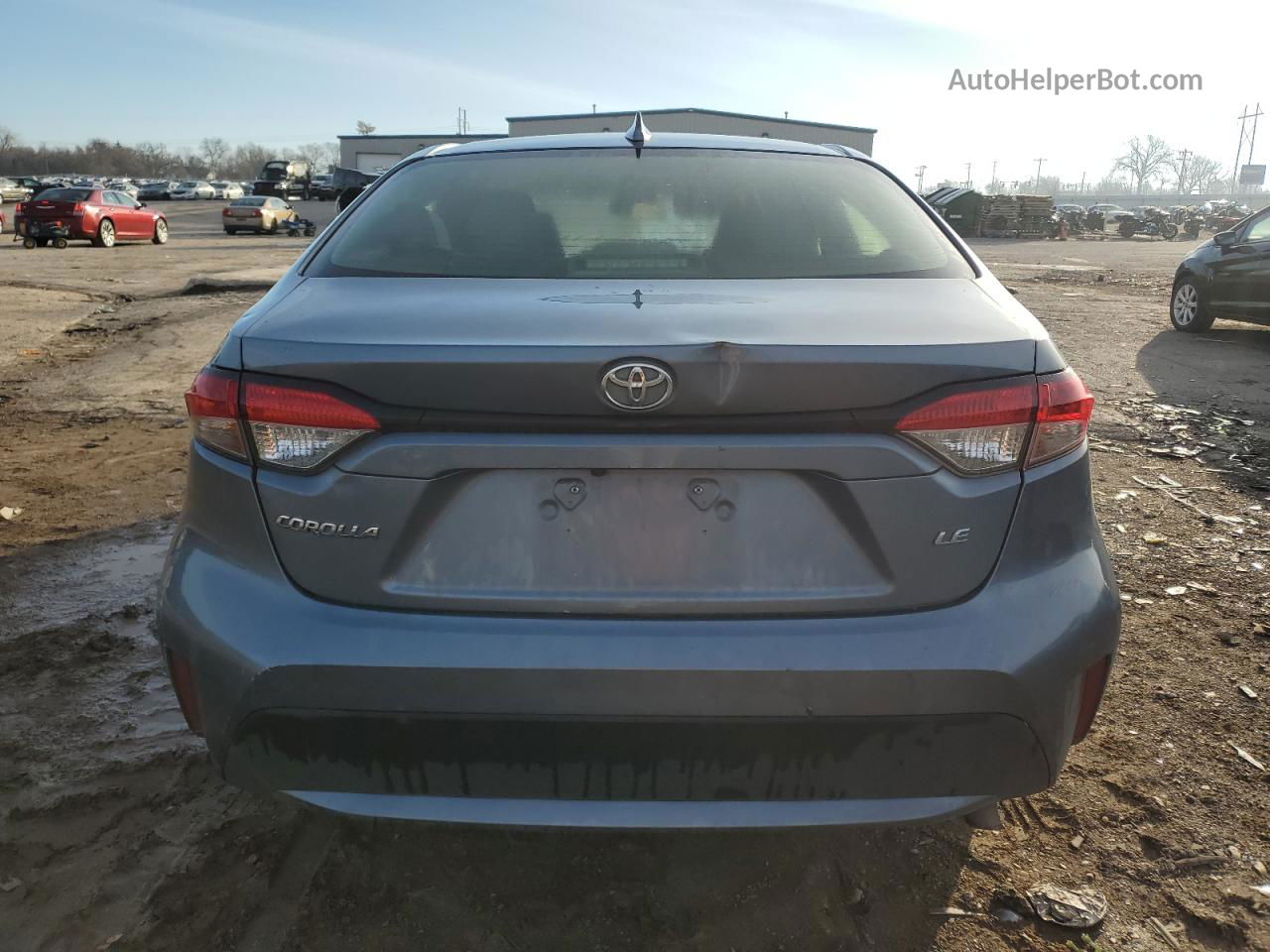 2020 Toyota Corolla Le Blue vin: JTDEPRAE9LJ064617