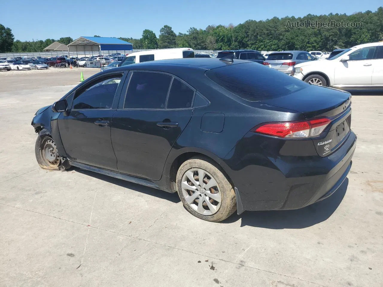 2020 Toyota Corolla Le Black vin: JTDEPRAE9LJ105036