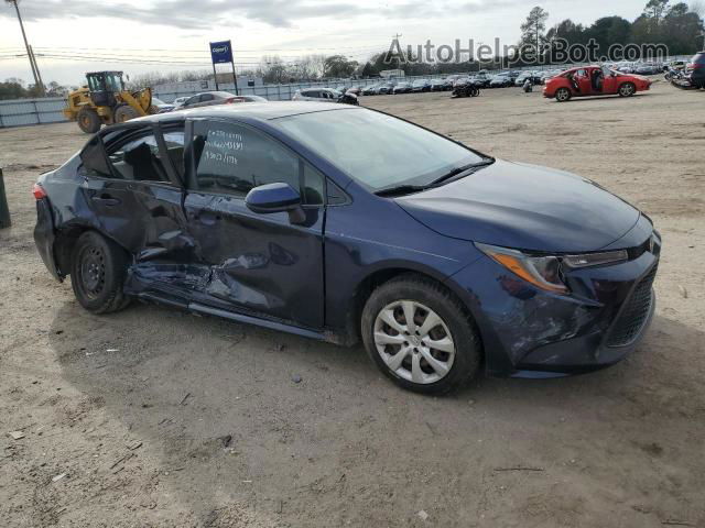 2020 Toyota Corolla Le Blue vin: JTDEPRAE9LJ106641