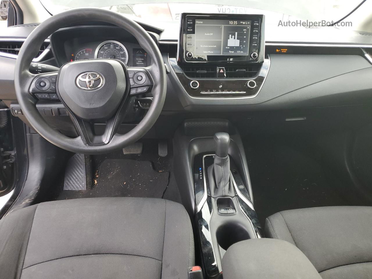 2020 Toyota Corolla Le Black vin: JTDEPRAEXLJ023901