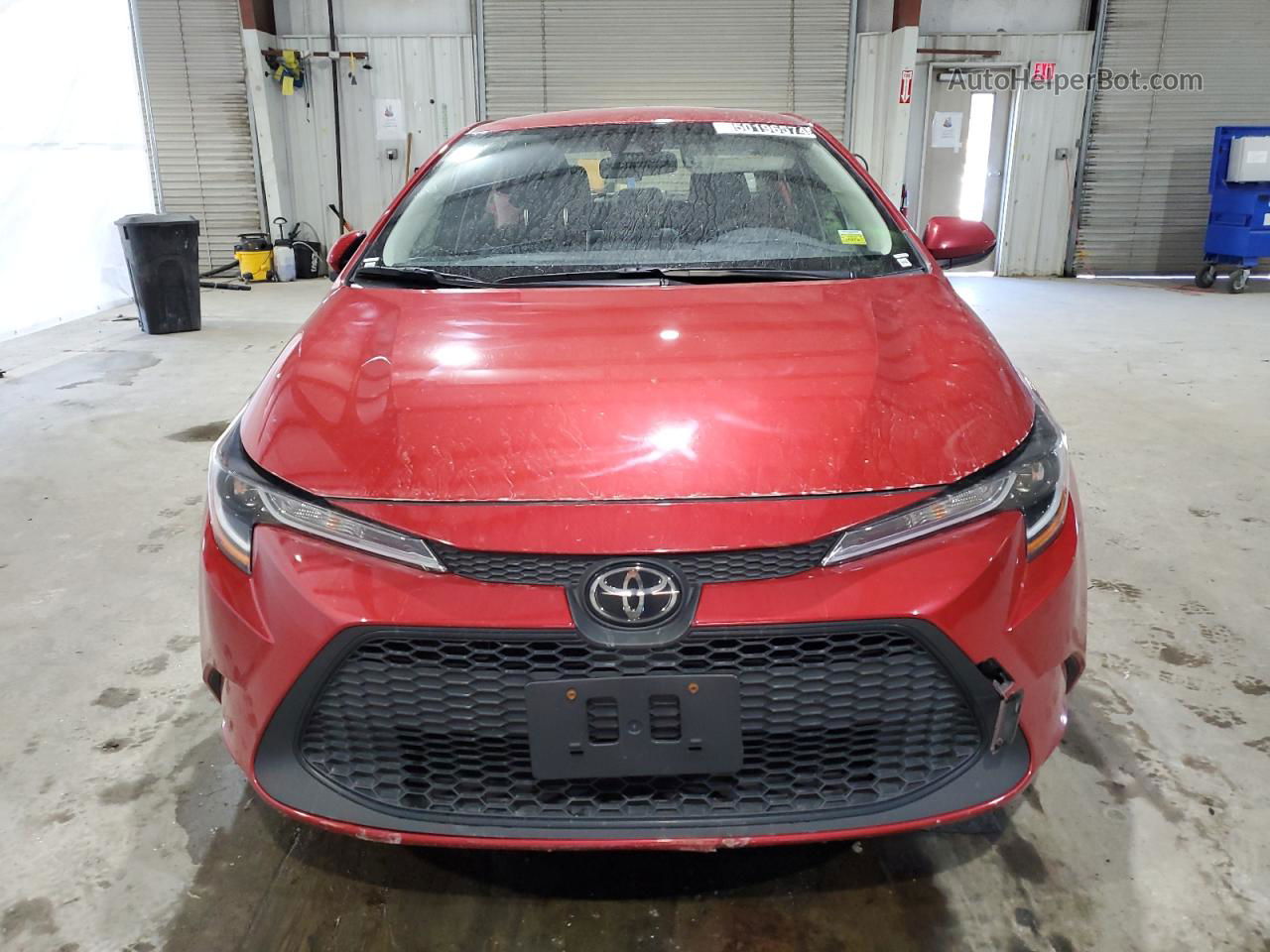 2020 Toyota Corolla Le Red vin: JTDEPRAEXLJ024403